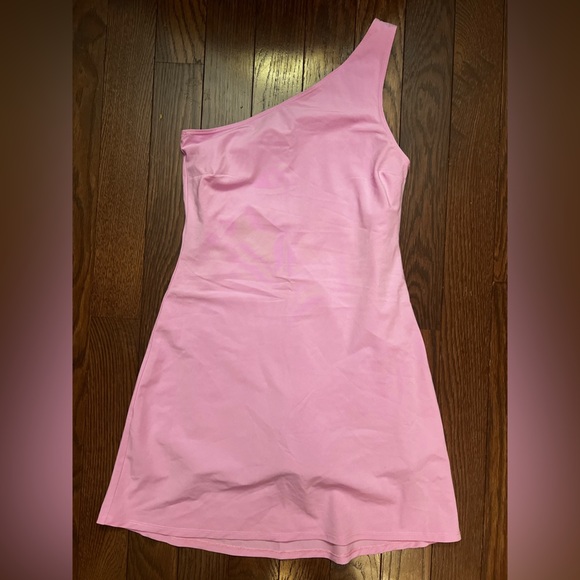 Abercrombie & Fitch Pink Athletic One Sleeve Dress Size XS - Picture 2 of 6